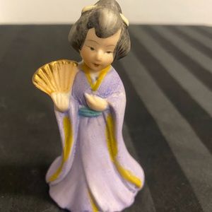 Vintage JSNY Porcelain Bisque Japanese Girl